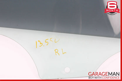 11-16 BMW 525i 535i 550i Rear Left Door Window Glass OEM