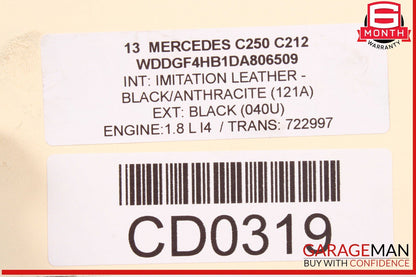 Mercedes W204 C250 E350 SL400 Rear Differential Diff Axle Carrier 3.07 OEM
