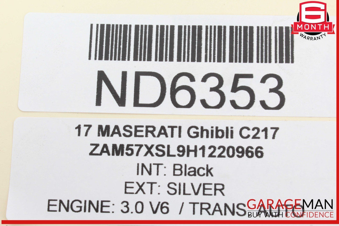 14-17 Maserati Ghibli Rear Right Passenger Side Spindle Knuckle Hub Bearing OEM
