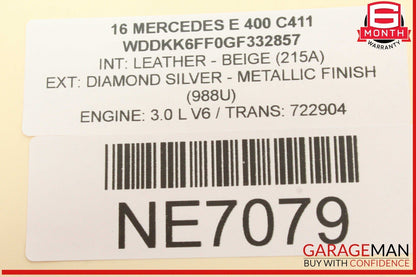 11-17 Mercedes W207 E400 E350 E550 Left or Right Side Bow Tension Cylinder OEM