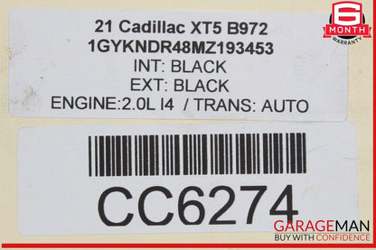 21-24 Cadillac XT5 2.0L Automatic Transmission OEM