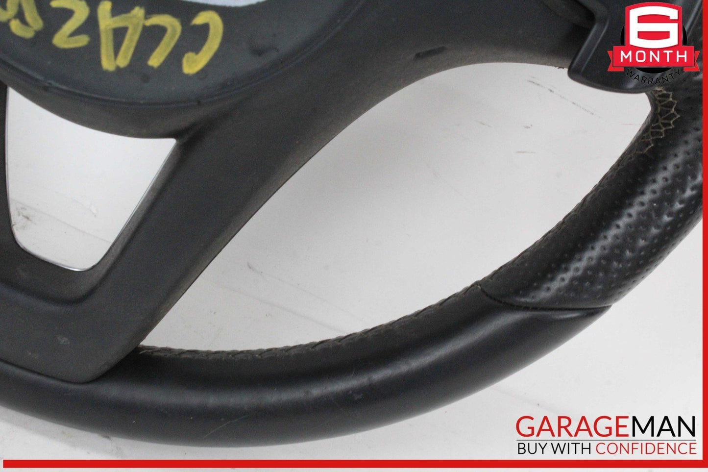 14-19 Mercedes W117 CLA250 Steering Wheel w/ Paddle Shifters Black OEM