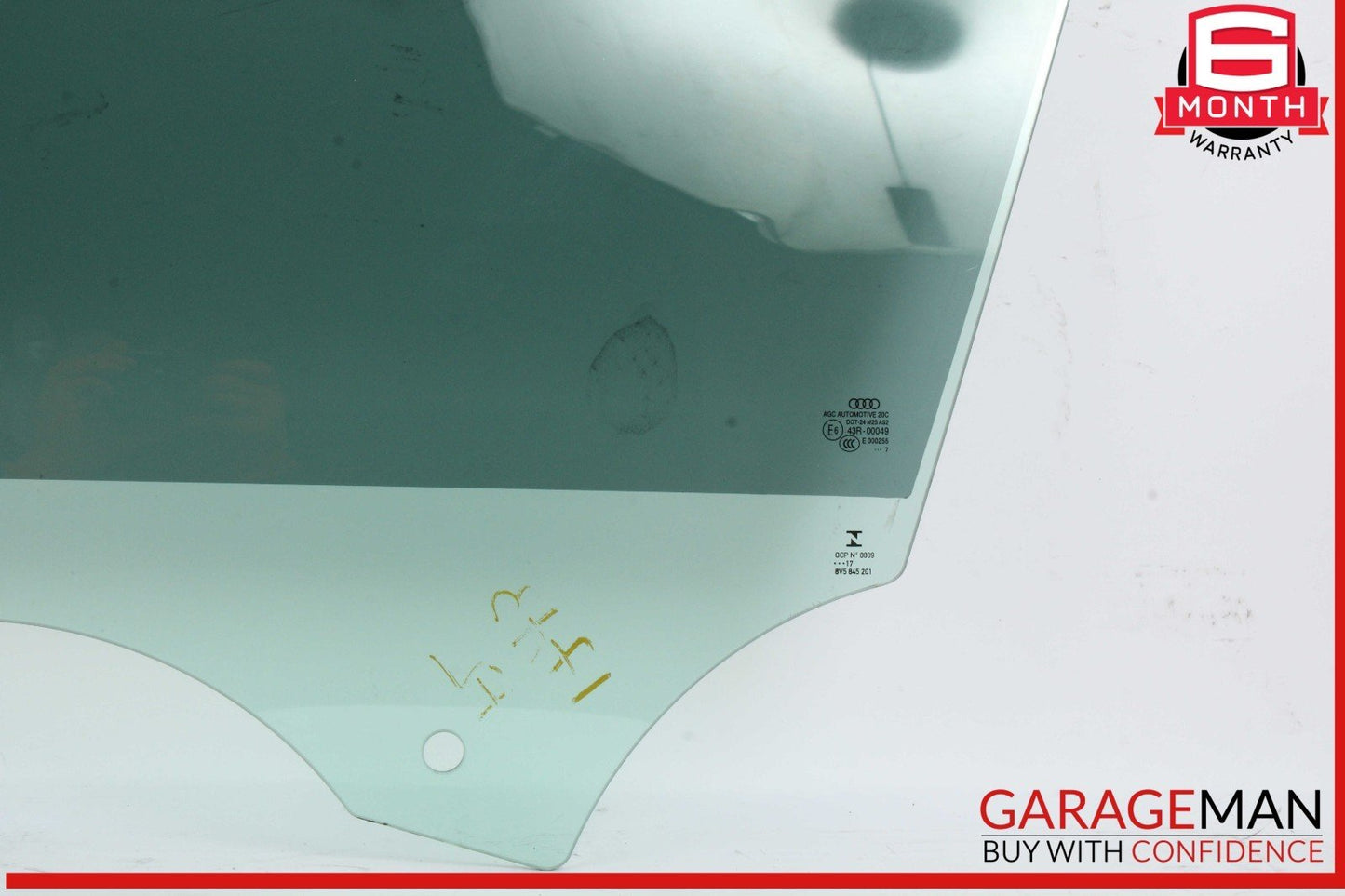 15-20 Audi A3 S3 Front Left Driver Side Door Window Glass 8V5845201 OEM