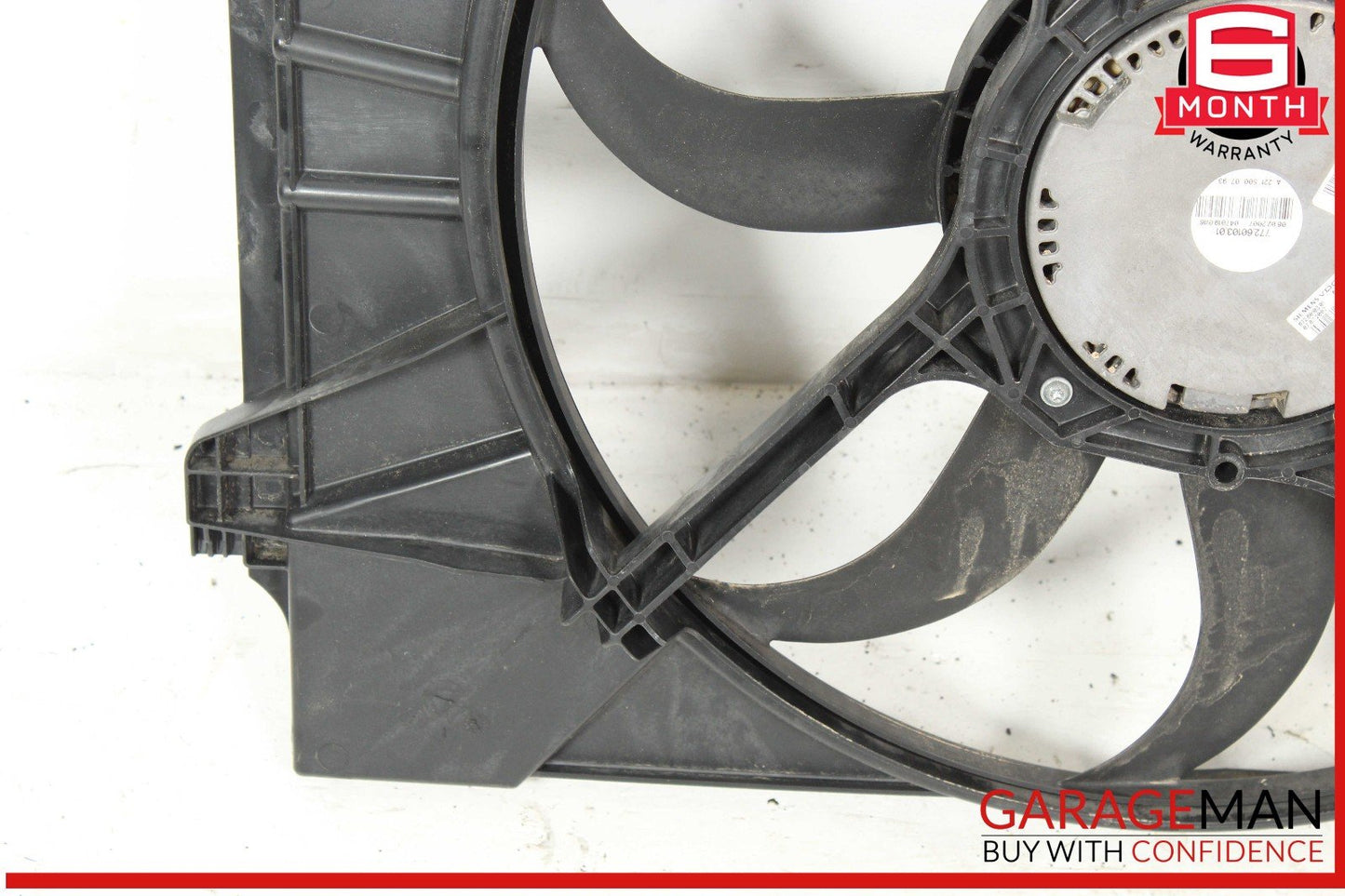 07-14 Mercedes W221 S550 S350 CL550 Engine Cooling Fan Shroud Motor Assembly