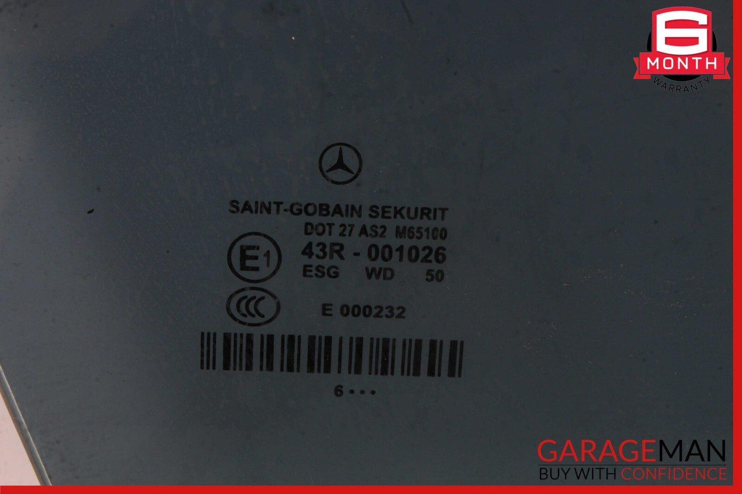 06-11 Mercedes W219 CLS500 CLS550 Front Right Passenger Door Window Glass Tinted