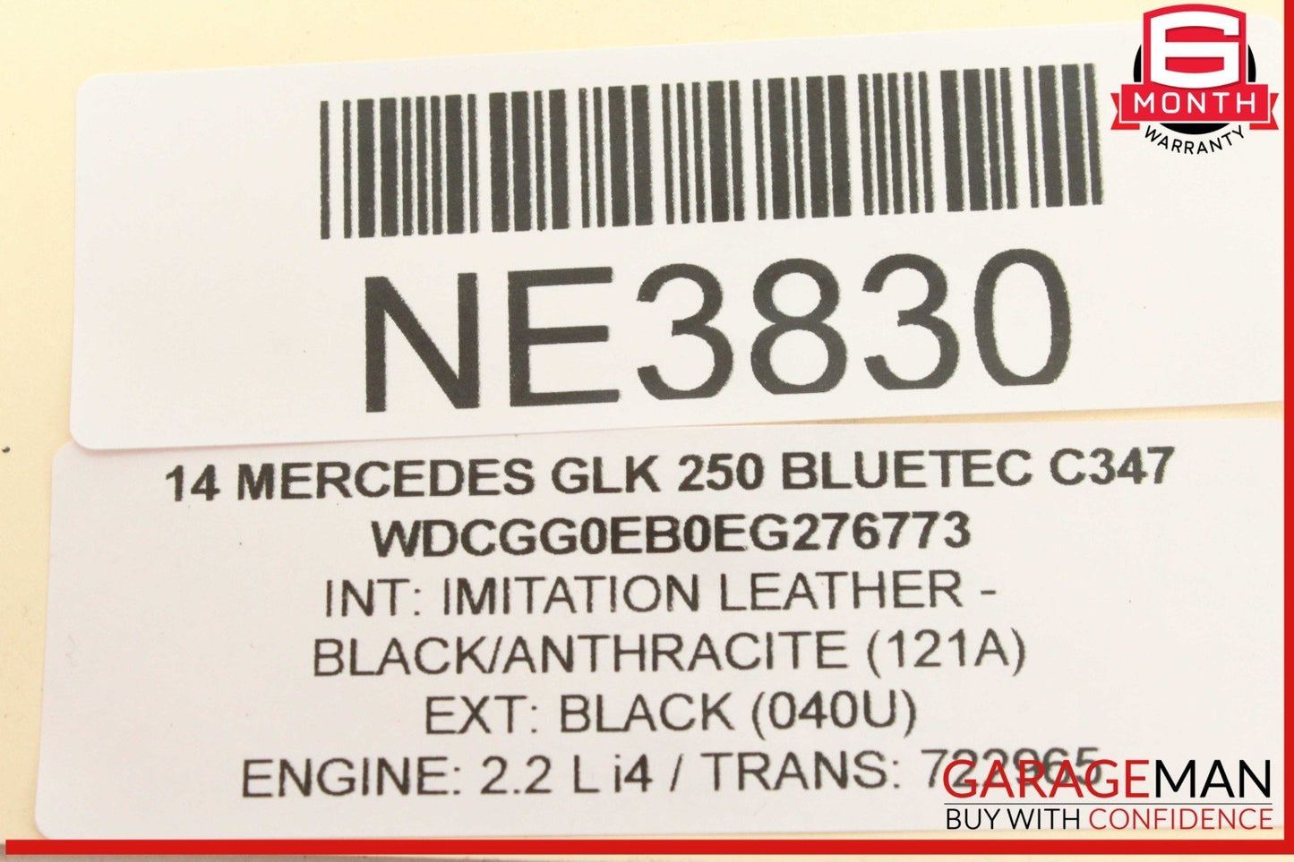 10-15 Mercedes X204 GLK250 Bluetec Right Passenger Side Exterior Door Handle OEM