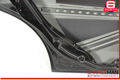 10-16 Mercedes W212 E350 E63 AMG Sedan Rear Left Side Door Shell Black OEM