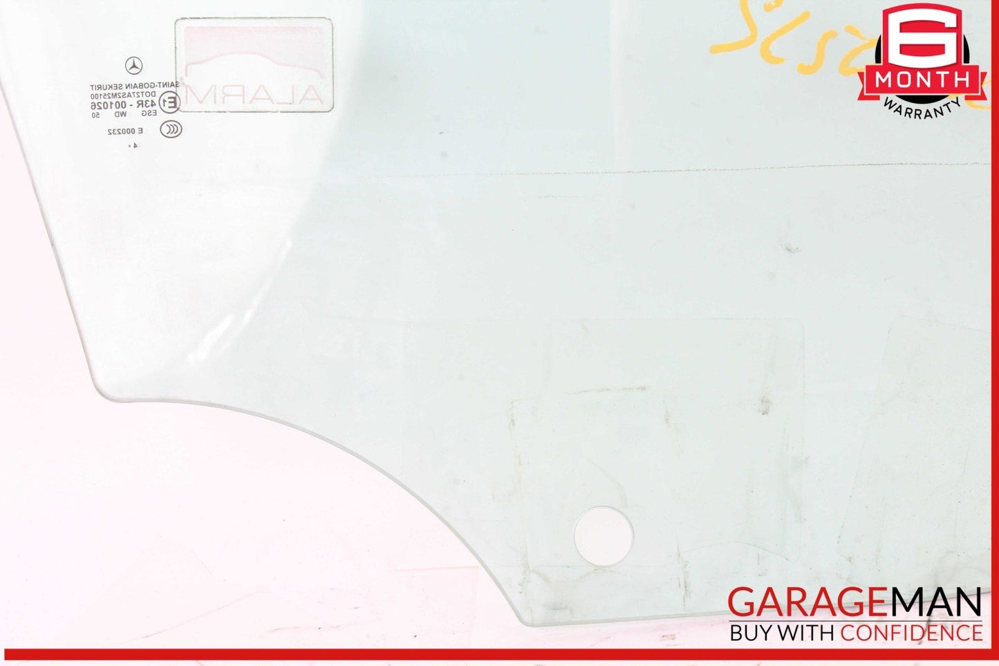 03-12 Mercedes R230 SL500 SL550 Front Left Driver Side Door Window Glass OEM