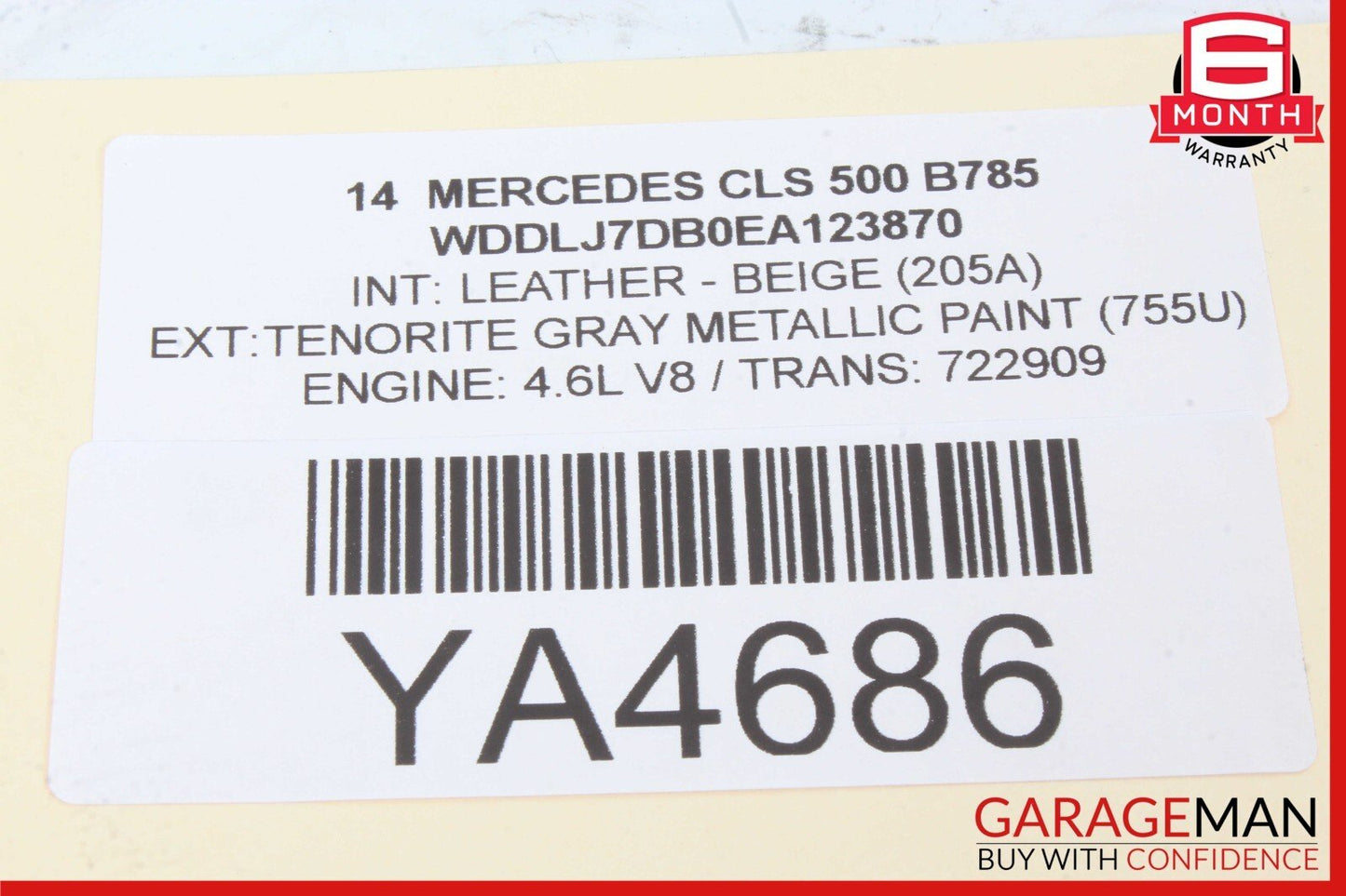 12-14 Mercedes W218 CLS550 CLS500 Speedometer Odometer Instrument Cluster Gauge