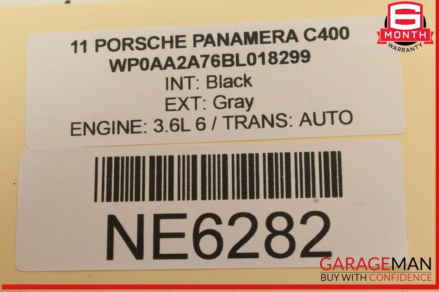 10-16 Porsche Panamera 970 Front Right or Rear Left Window Regulator Motor OEM