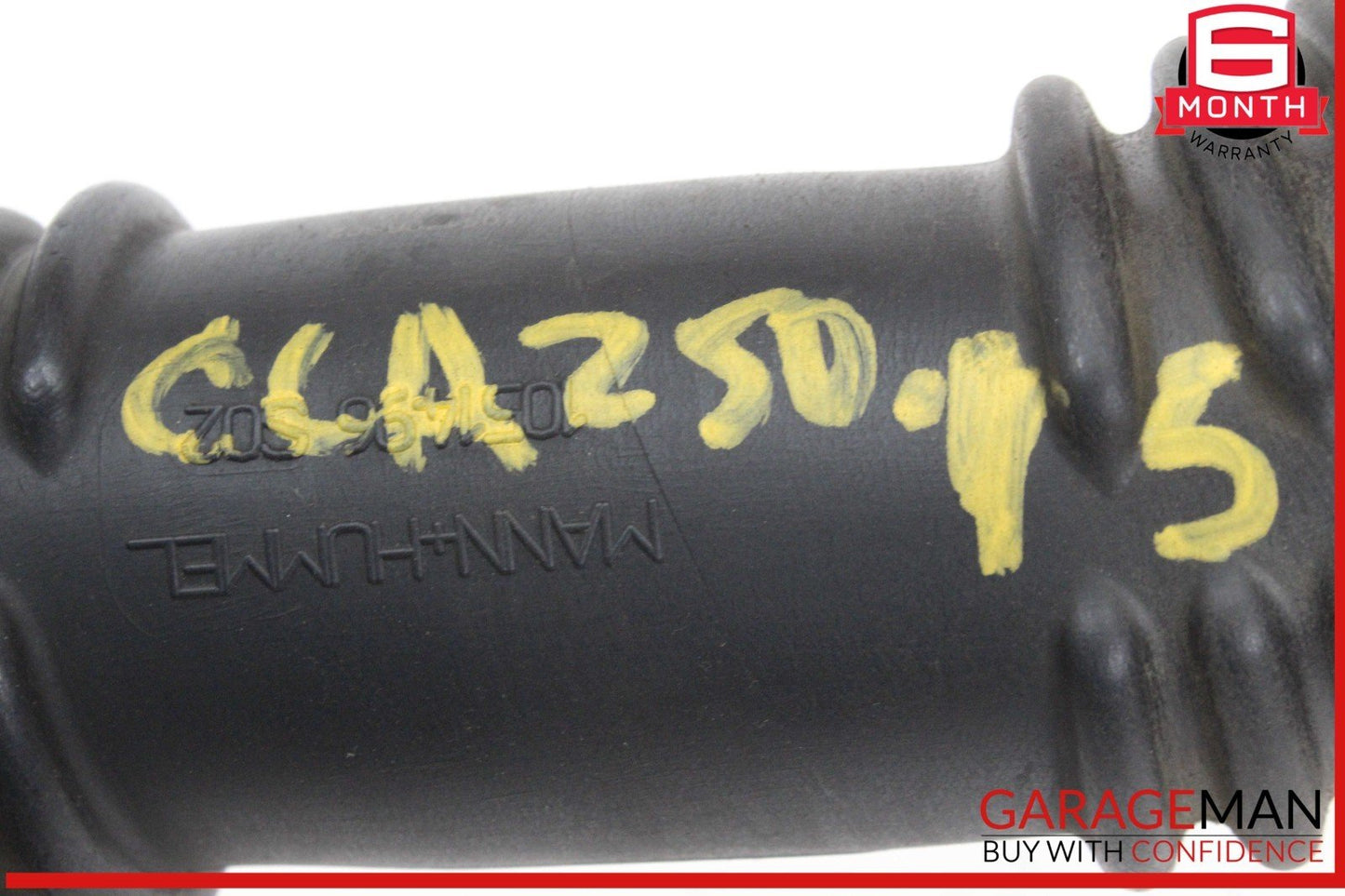 14-19 Mercedes W117 CLA250 Left Engine Motor Intercooler Air Hose Pipe OEM