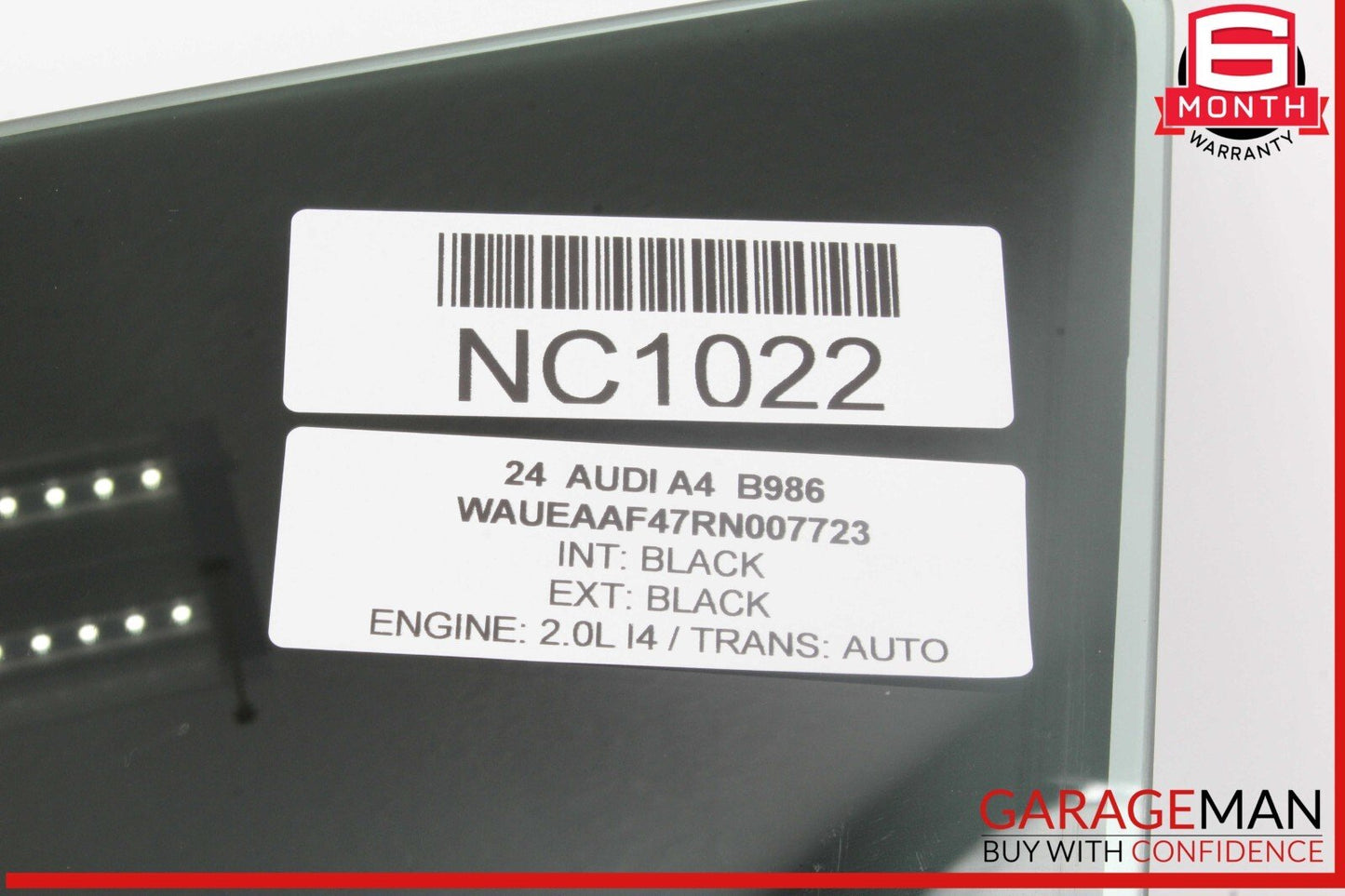 17-24 Audi A4 Front Left Driver Side Door Window Glass 8W0845201C OEM