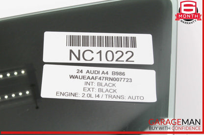 17-24 Audi A4 Front Left Driver Side Door Window Glass 8W0845201C OEM