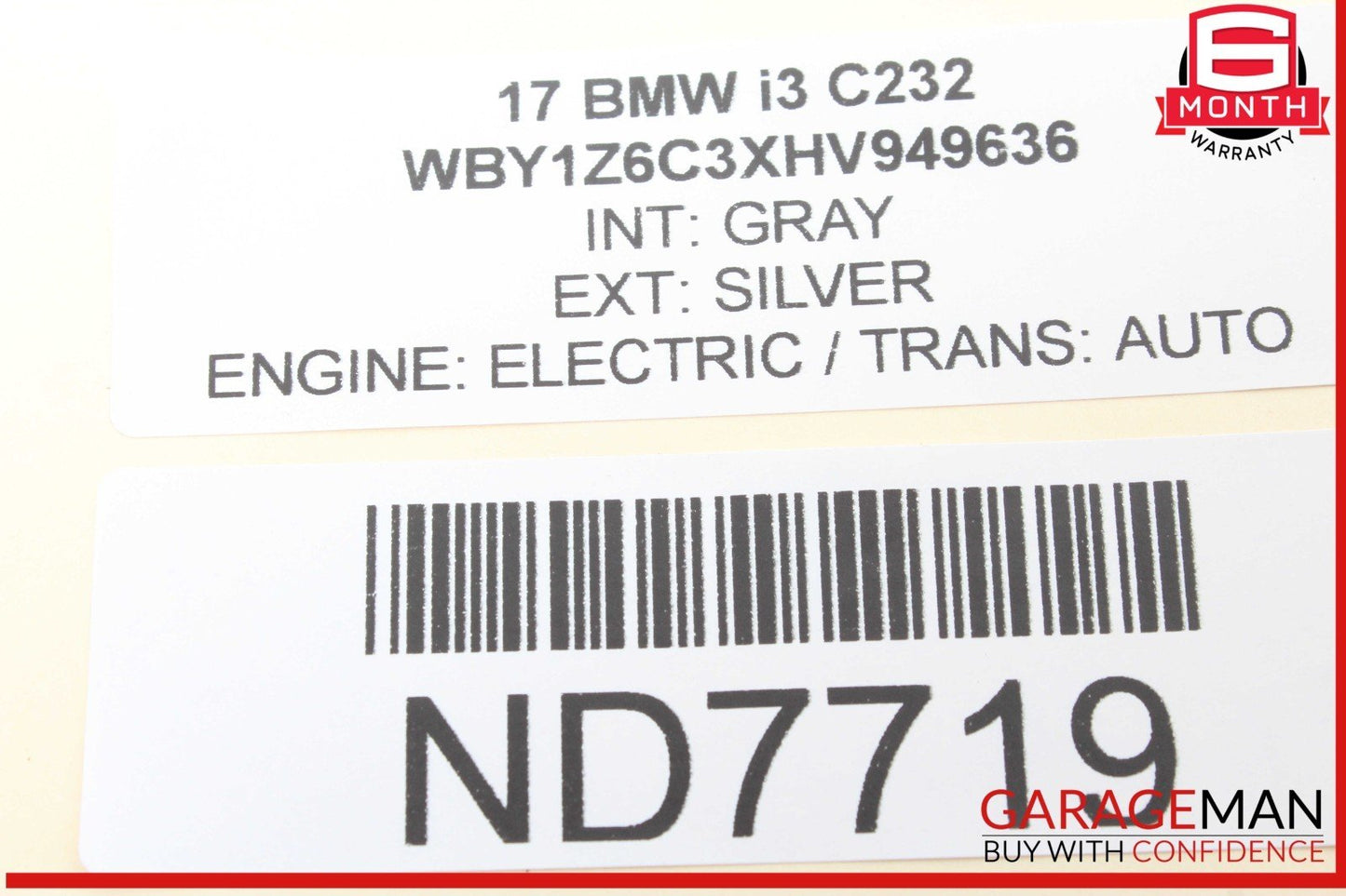 14-21 BMW I3 Rear Left Driver Side Upper Control Arm 6867881 OEM
