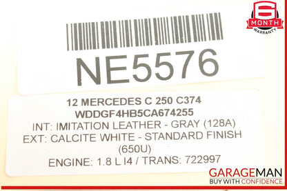 08-20 Mercedes W204 C250 Front Left Driver Side Spindle Knuckle Wheel Hub OEM