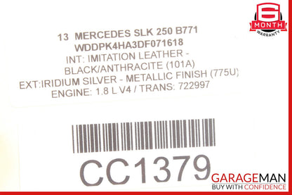 Mercedes R172 SLK250 SLC300 Right Side Exterior Door Handle Keyless Go OEM