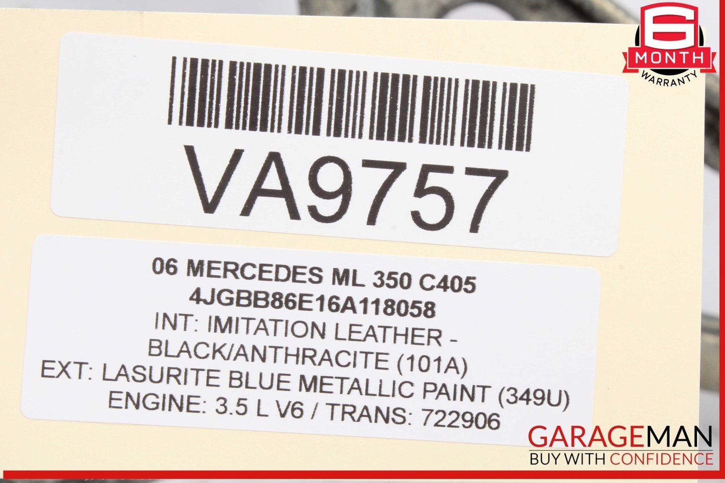 06-13 Mercedes W164 ML350 R350 GL450 Front Left Driver Side Lower Control Arm
