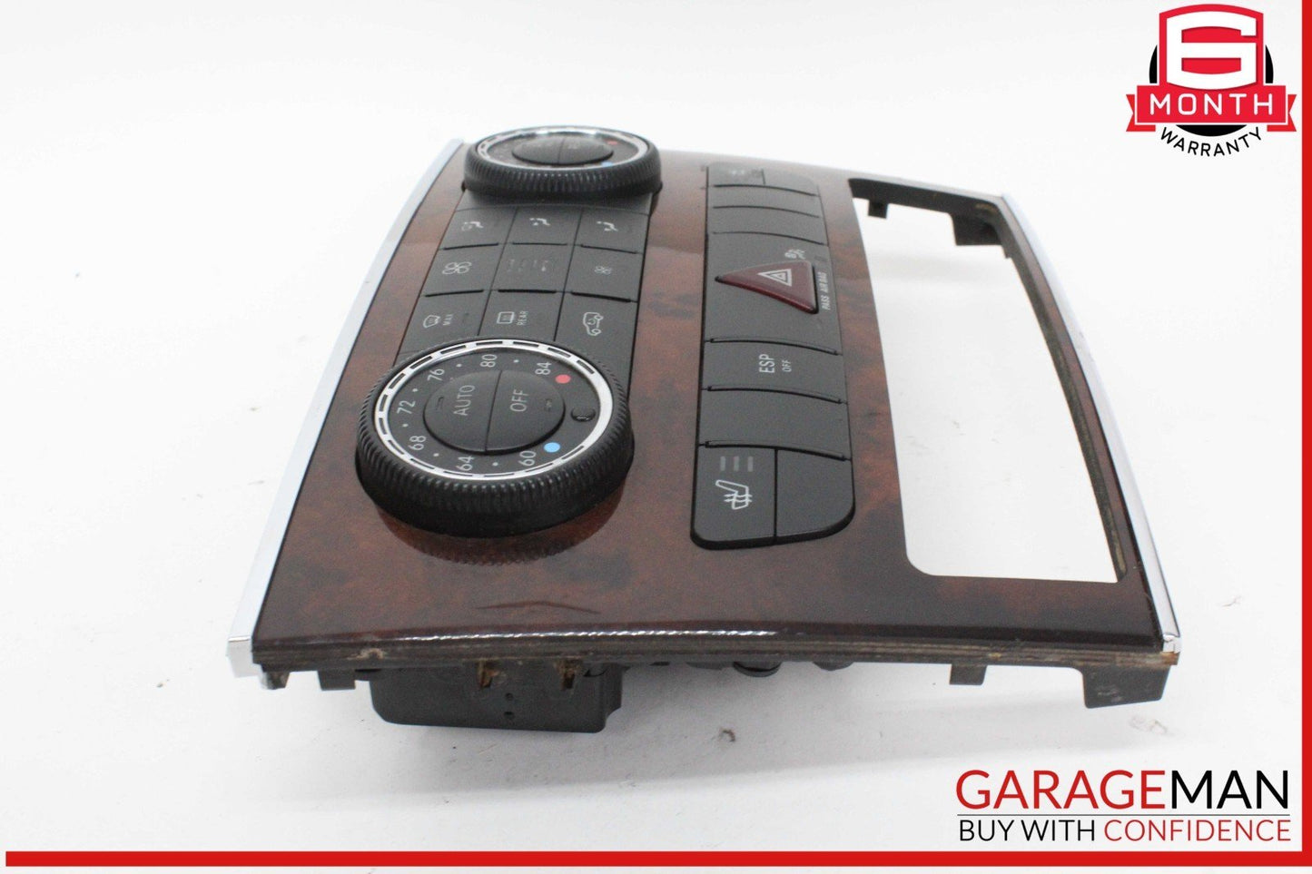 06-13 Mercedes W164 ML350 GL450 A/C AC Heater Climate Control Switch Trim OEM