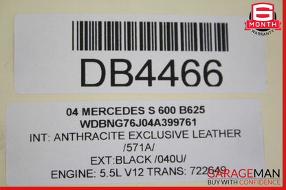 07-13 Mercedes W221 S600 RWD Rear Differential Drive Shaft Propeller Assembly