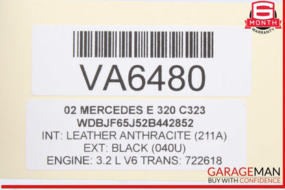 96-02 Mercedes W210 E320 E430 Rear Right Passenger Side Exterior Door Handle OEM