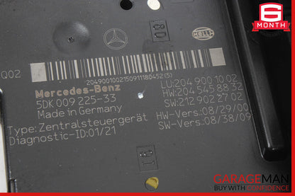 08-11 Mercedes W204 C180 C250 C63 AMG Rear SAM Module Relay Fuse Box Assembly