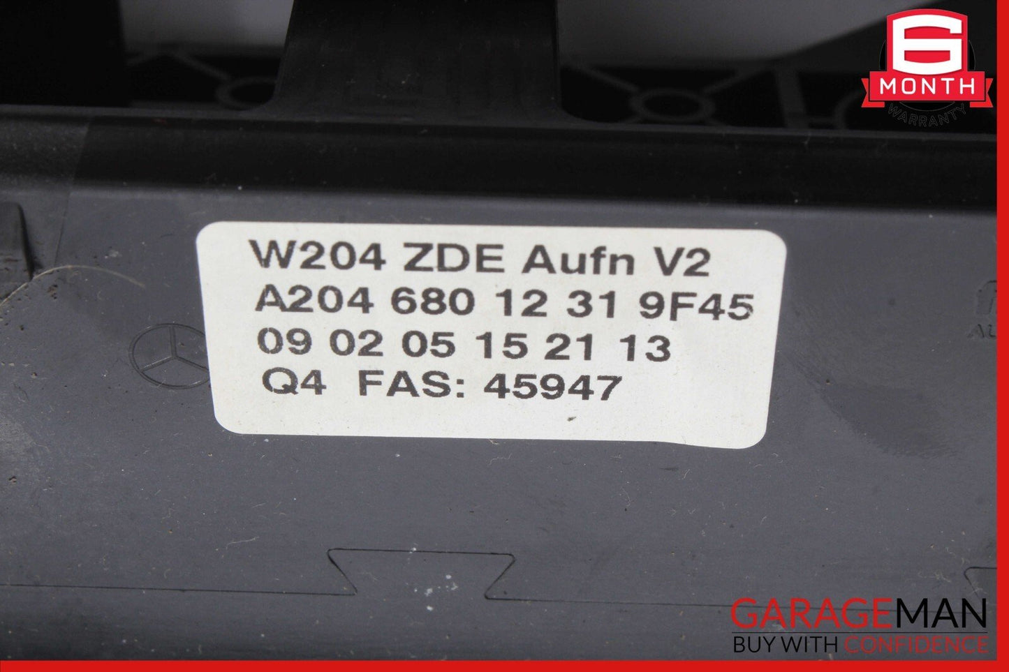 08-11 Mercedes W204 C300 C250 Dashboard Screen Display Monitor Cover Black OEM