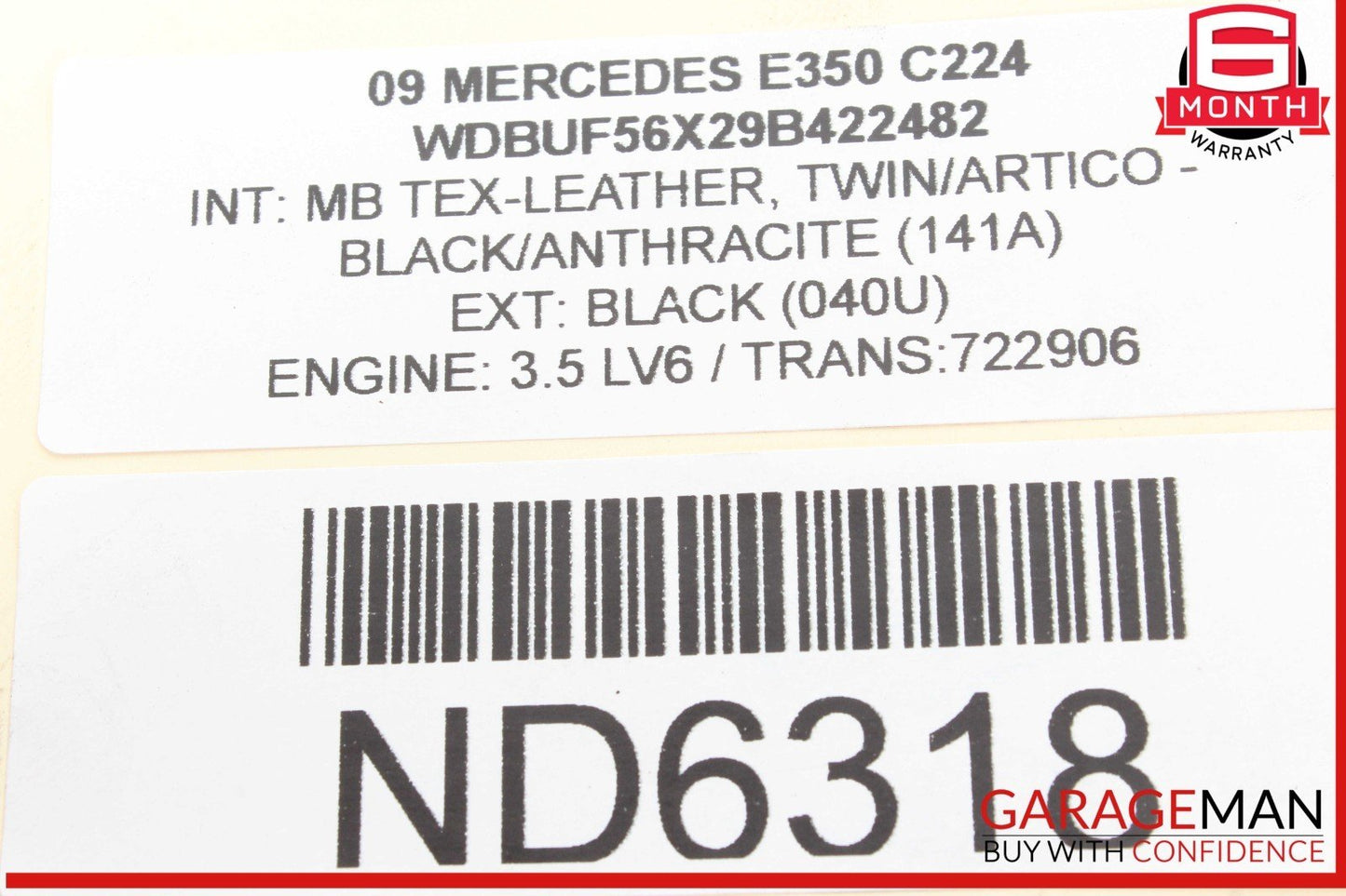 03-09 Mercedes W211 E350 E320 Front Right Headlight Support Bracket Frame OEM