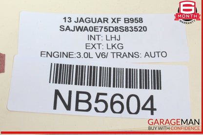 12-15 Jaguar XF Front Left Driver Side Headlight Lamp Assembly Xenon OEM
