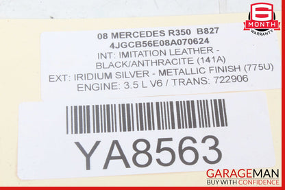 08-13 Mercedes W251 R350 R500 Instrument Cluster Speedometer 2514406311 OEM