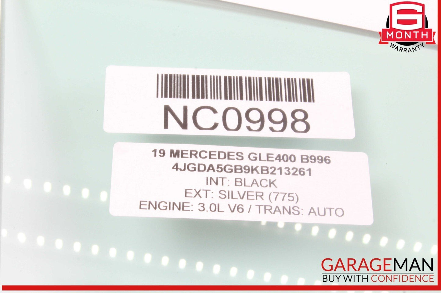12-19 Mercedes W166 GLE400 GLE43 AMG GLS550 Front Right Door Window Glass OEM