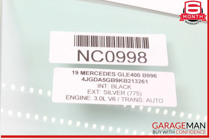 12-19 Mercedes W166 GLE400 GLE43 AMG GLS550 Front Right Door Window Glass OEM