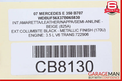 07-09 Mercedes W211 E350 Lower Engine Motor Oil Pan 2720100128 OEM