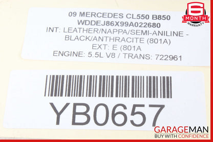 07-10 Mercedes W216 CL550 S550 S450 CL600 Steering Wheel Airbag Air Bag Assembly