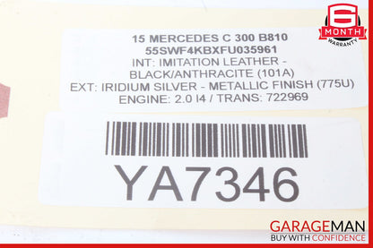 2015-2018 Mercedes-Benz C300 W205 Speedometer Instrument Cluster 2059001718