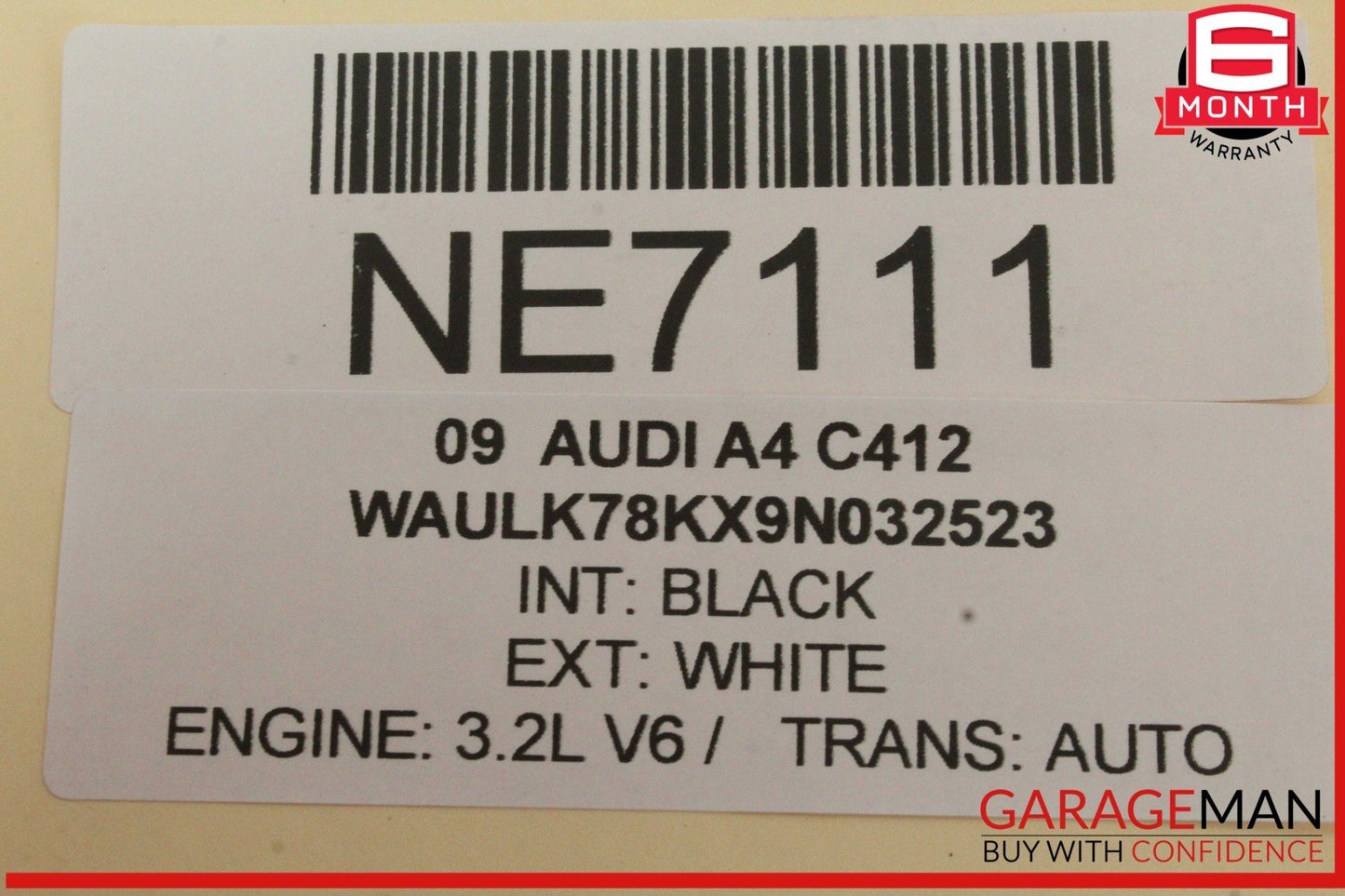 09-16 Audi A4 A5 S4 S5 Front Right Side Window Regulator Motor 8K0959802 OEM