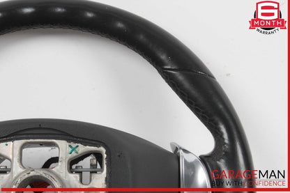 11-14 Porsche Cayenne 958 Steering Wheel w/ Paddle Shifters Black OEM