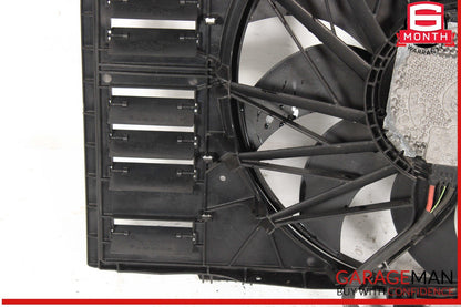 10-16 Porsche Panamera 970 Radiator Engine Electric Cooling Fan Shroud Assy OEM