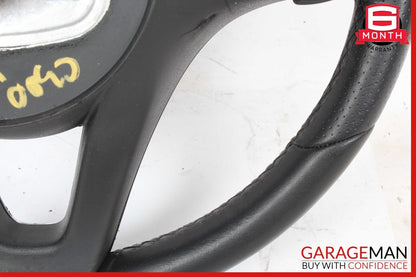 15-18 Mercedes W205 C300 GLC300 Steering Wheel Black w/ Paddle Shifters Assy