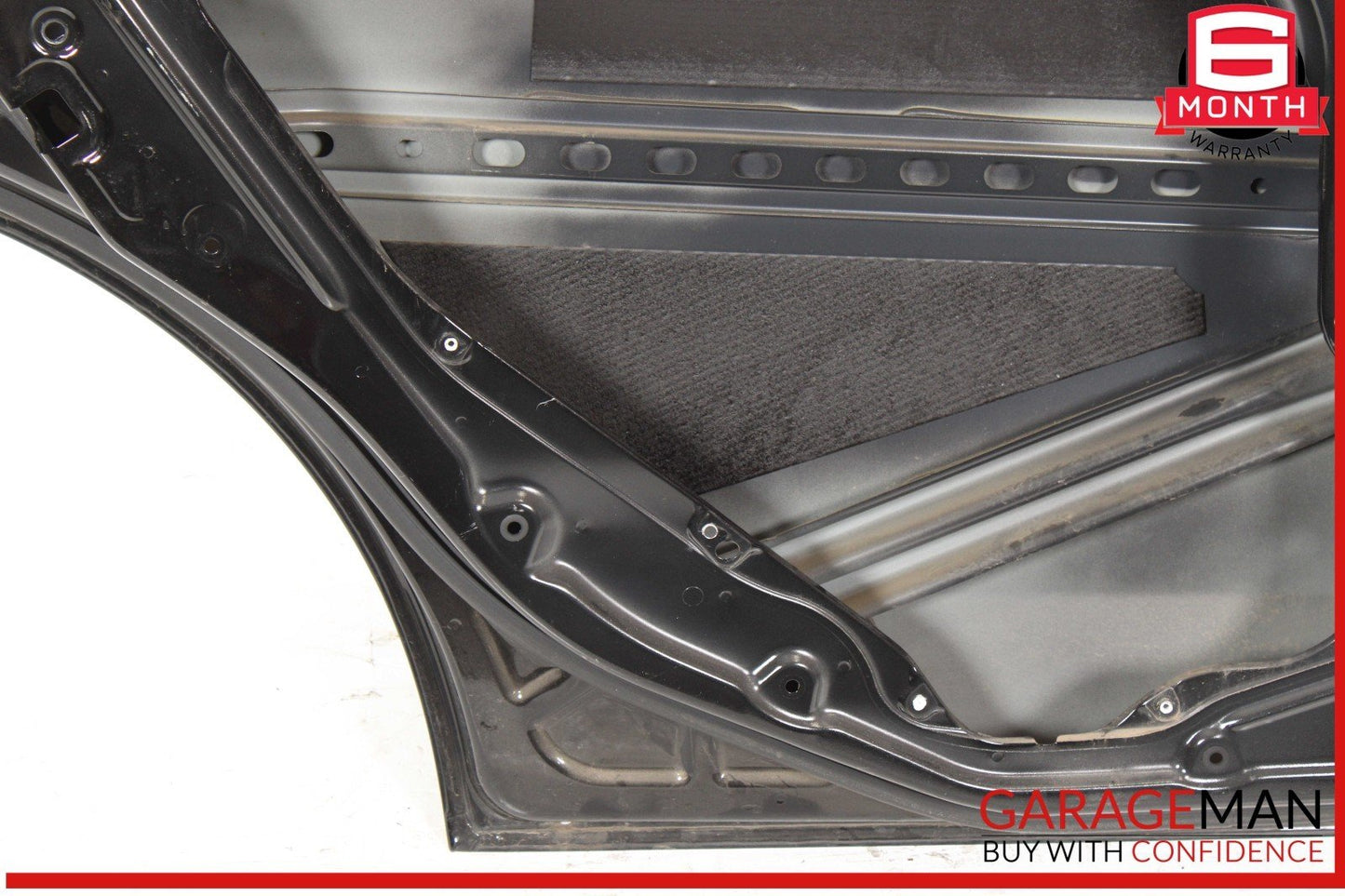 10-16 Mercedes W212 E350 E63 AMG Sedan Rear Left Side Door Shell Black OEM