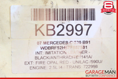 05-12 Mercedes W203 C230 ML350 R350 E350 M272 Engine Motor Oil Pump Assembly OEM
