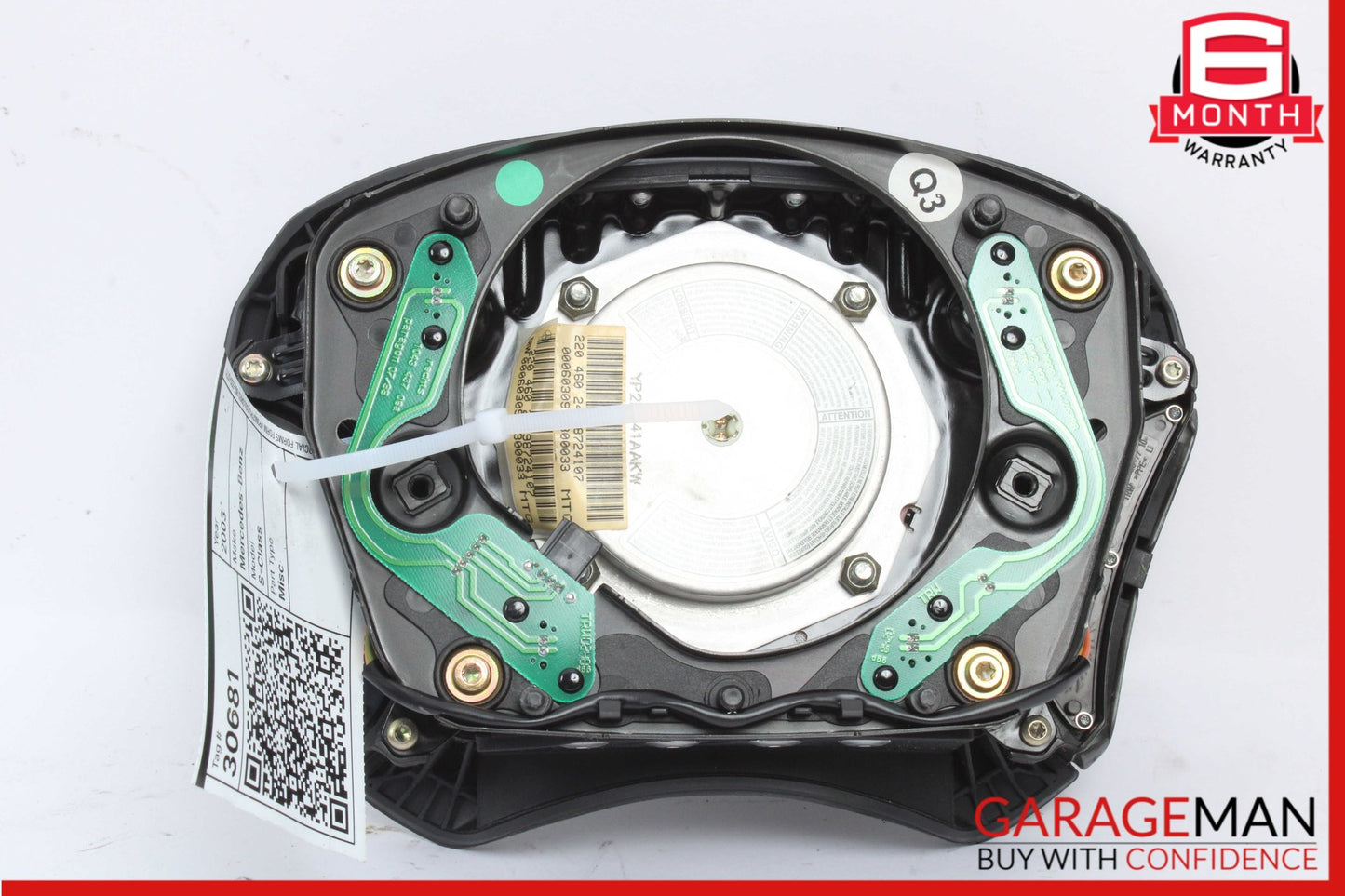 2000-2006 Mercedes W220 S55 AMG Front Left Steering Wheel Airbag 2204602498 OEM