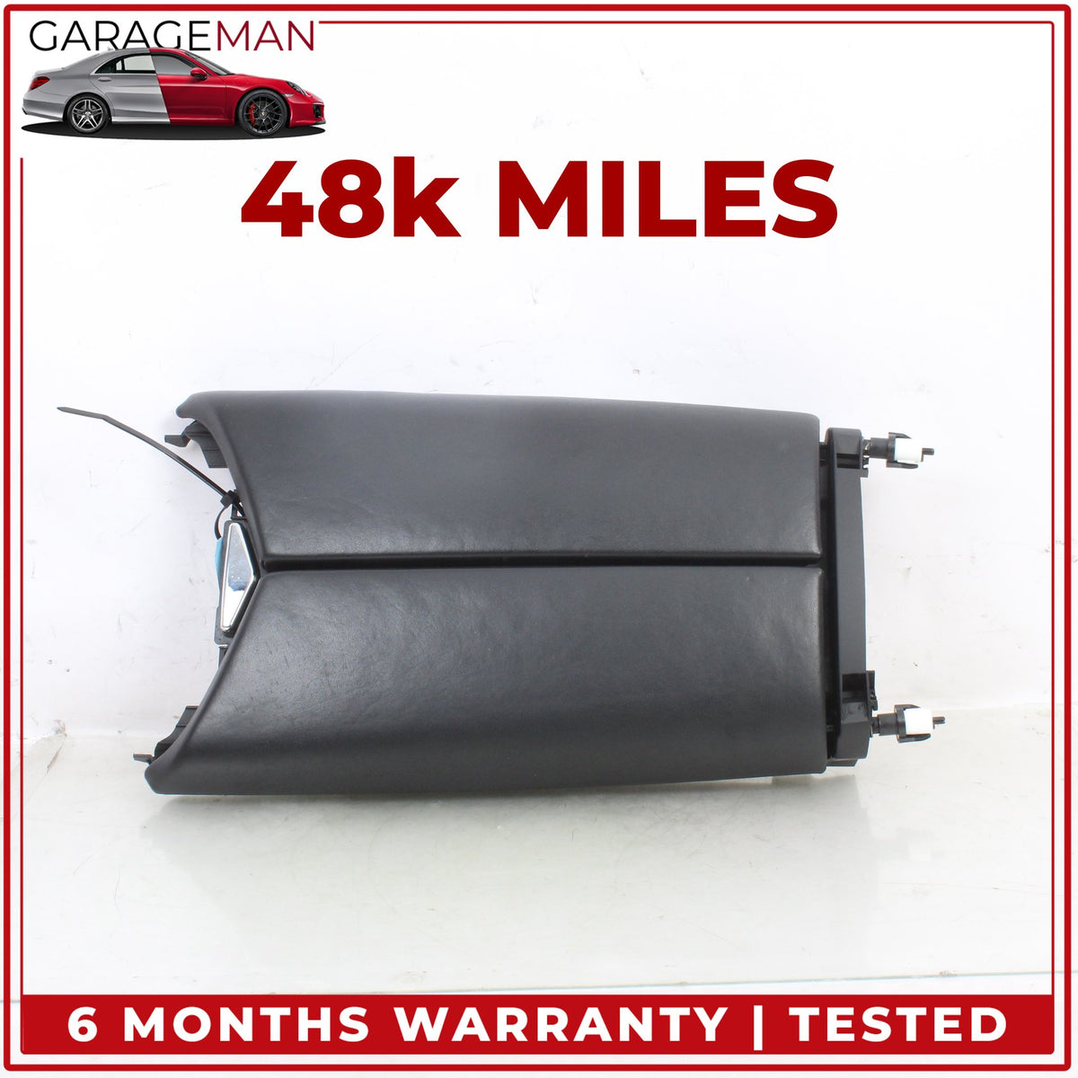 2014-2024 Maserati Ghibli M157 Levante M161 Center Armrest Lid Cover Black OEM