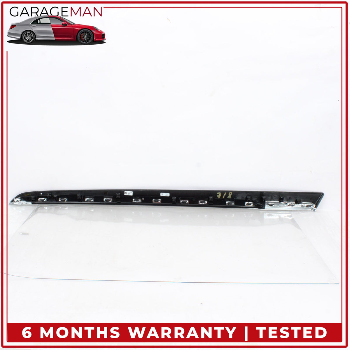 2014-2020 Mercedes W222 S550e Front and Rear Interior Door Molding Trim Wood OEM