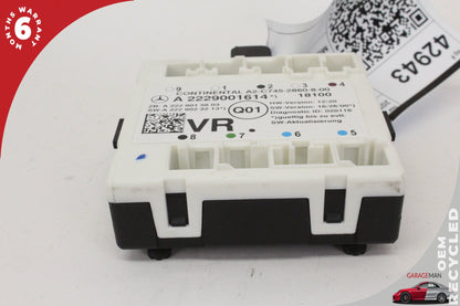 15-19 Mercedes-Benz C350e W205 Right Front Door Control Module 2229001614