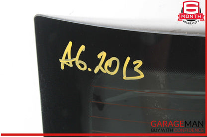 12-18 Audi A6 Rear Windshield Wind Shield Back Glass OEM
