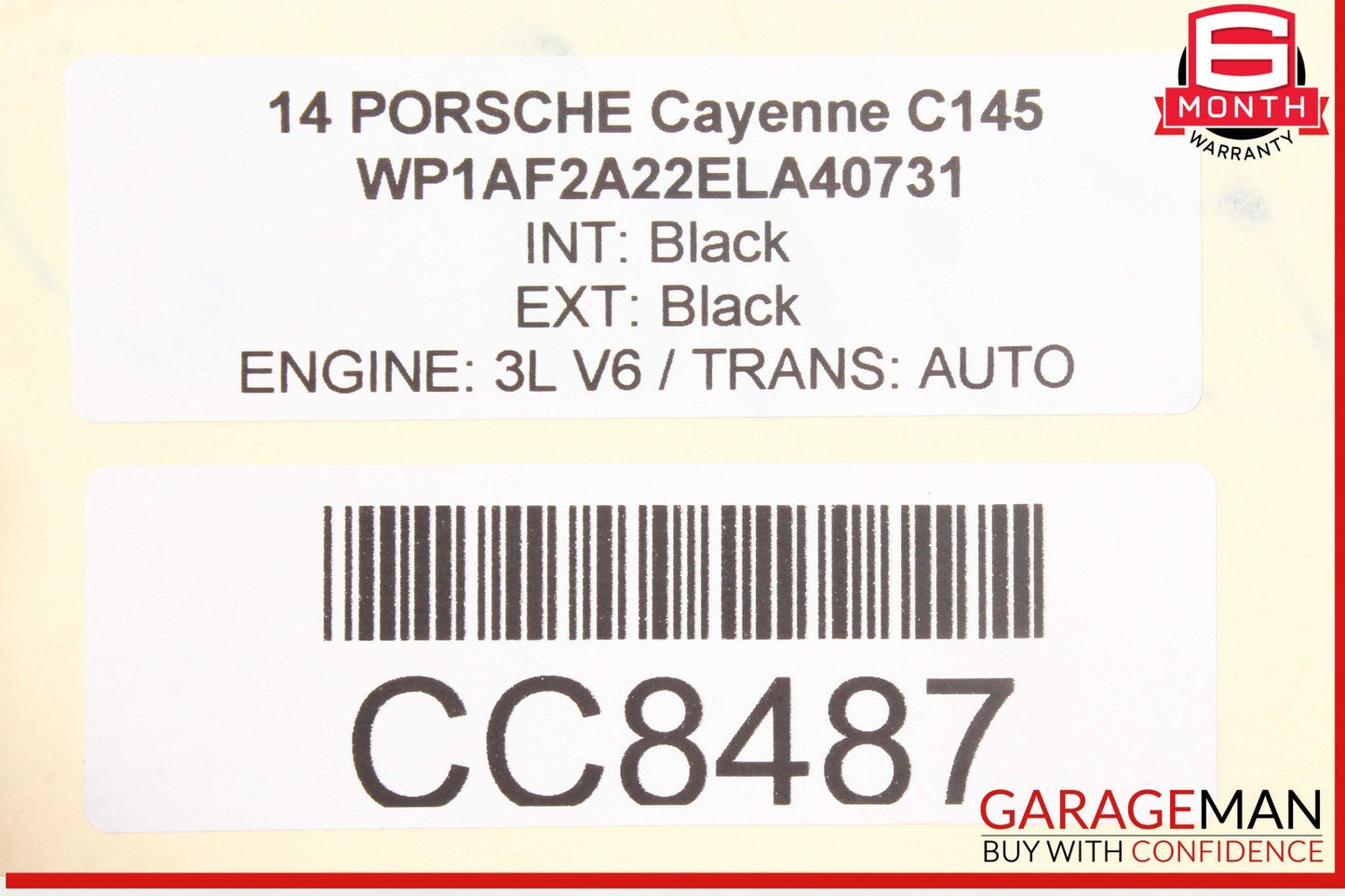 11-18 Porsche Cayenne 958 Engine Cooling Fan Motor Assembly 7P0121207A OEM