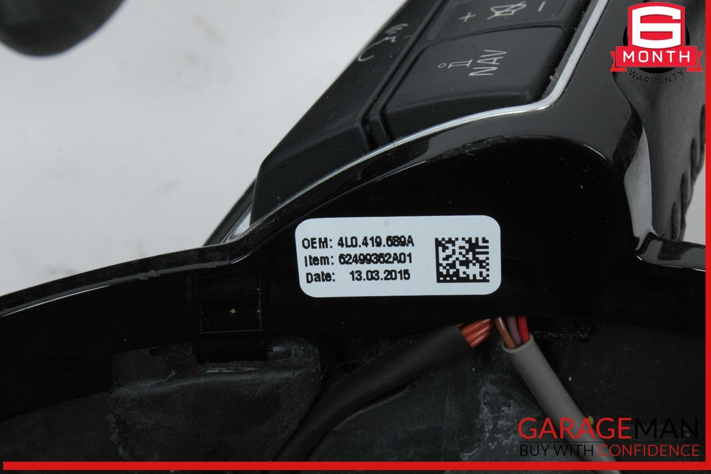 13-17 Audi Q5 A4 Front Left Driver Side Steering Wheel Black 4L0419091 OEM