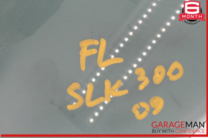 05-11 Mercedes R171 SLK300 Front Left Driver Side Door Window Auto Glass OEM