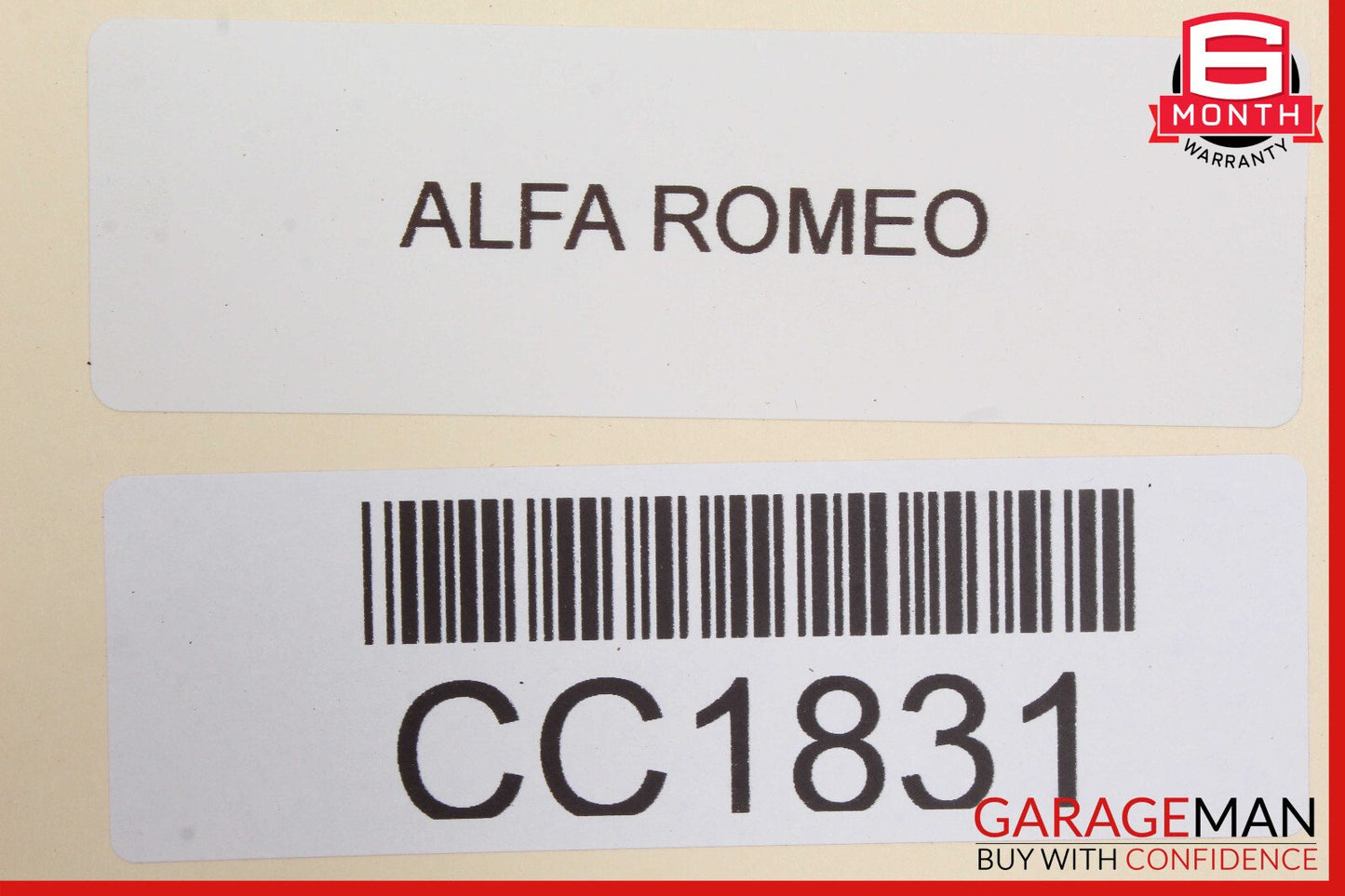 17-21 Alfa Romeo Giulia Rear Lower Bottom Bench Seat Cushion Cover OEM