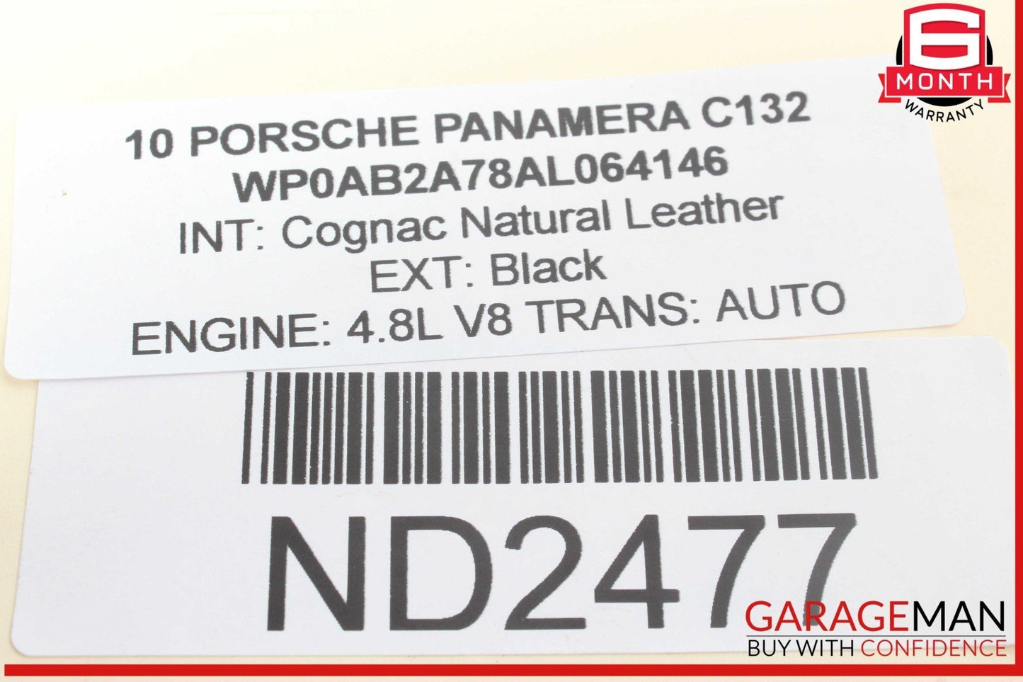 10-18 Porsche Panamera 970 Cayenne Engine Camshaft Ledge Valve Flange Bracket